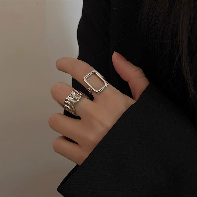 Two-Piece Open Index Finger Ring Set