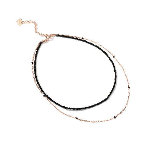 Double Layer Choker Necklace - Elegant Clavicle Chain for Women