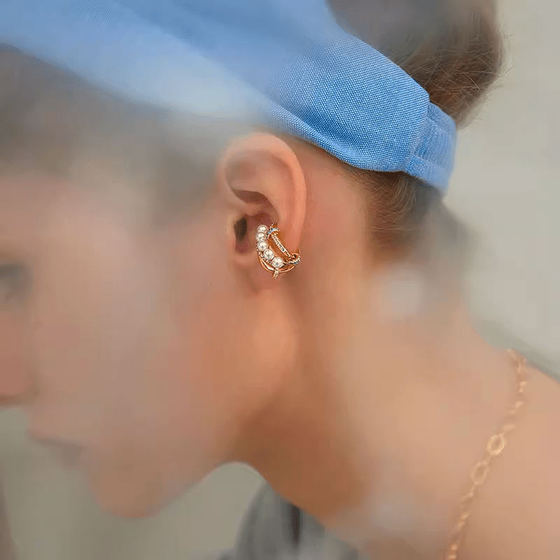 Elegant Non-Piercing Ear Clip Earrings for Women - Comfortable and Stylish Ear Cuffs