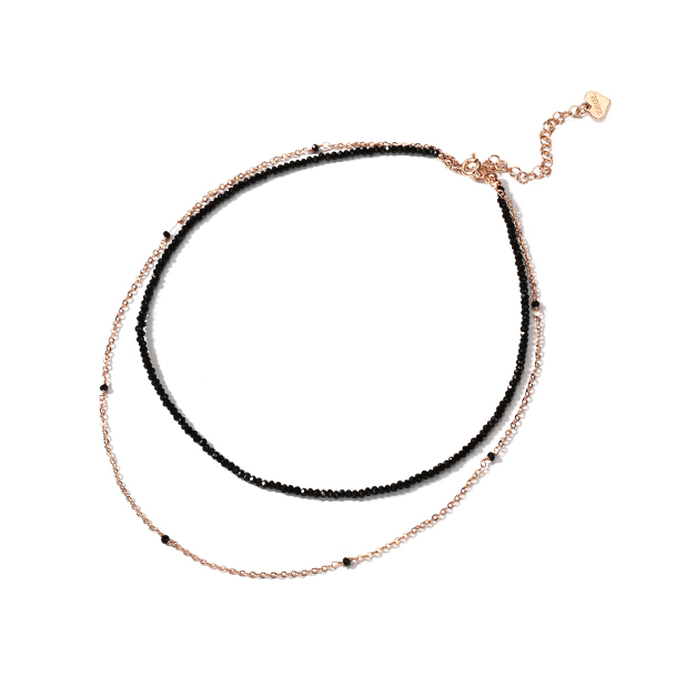 Double Layer Choker Necklace - Elegant Clavicle Chain for Women